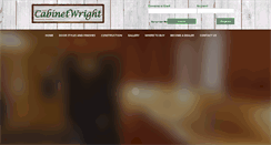 Desktop Screenshot of cabinetwright.com